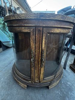 Half moon side table