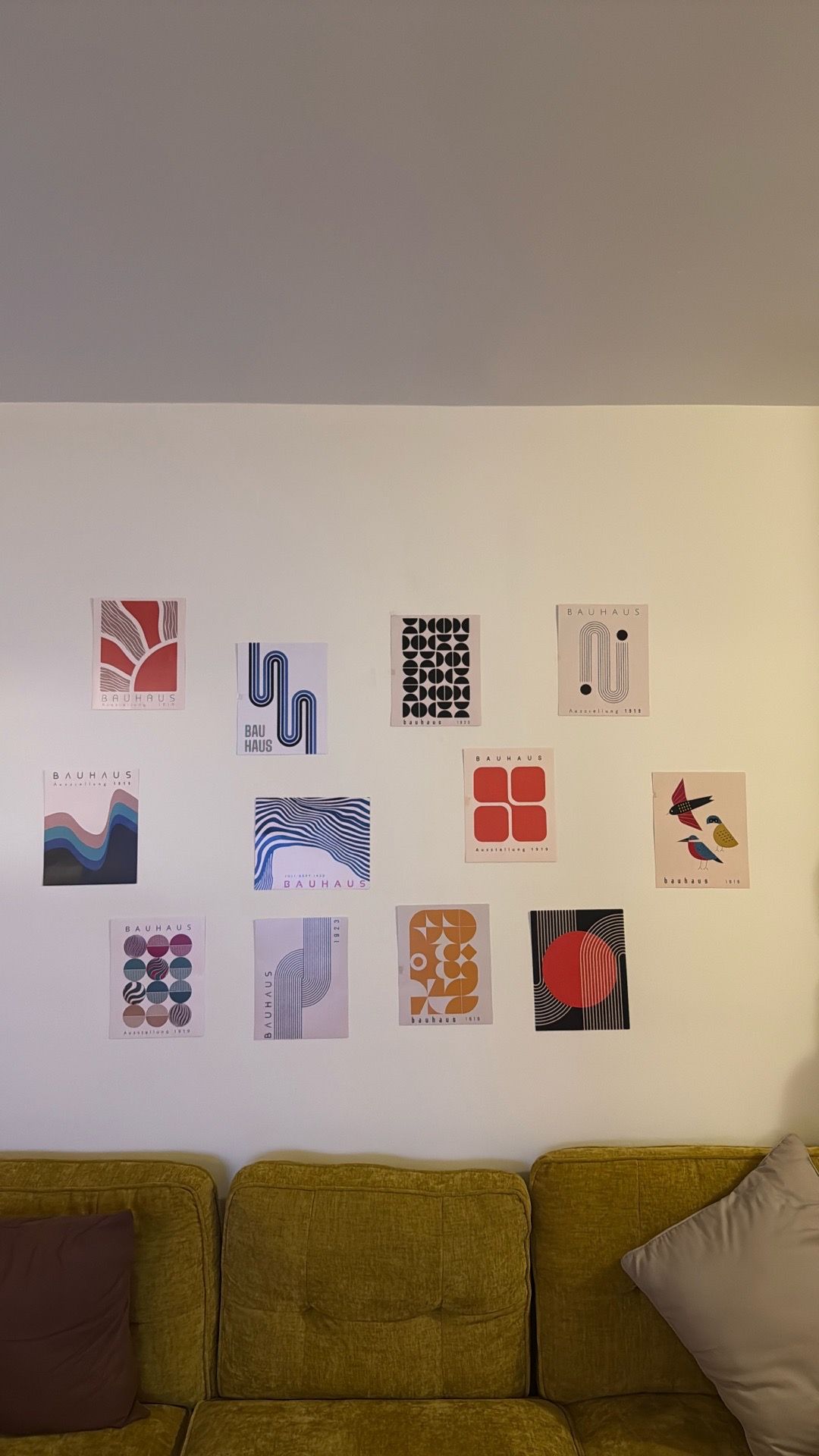 Modern Bauhaus Wall Art Print Set – Stylish Minimalist Decore