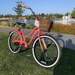 New Schwinn 🌸 Beach Cruiser Ladies Women’s Girls Bike Bicycle 26” Tires Standard Size Comfortable