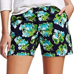 MERONA Floral Chino Shorts Size 4
