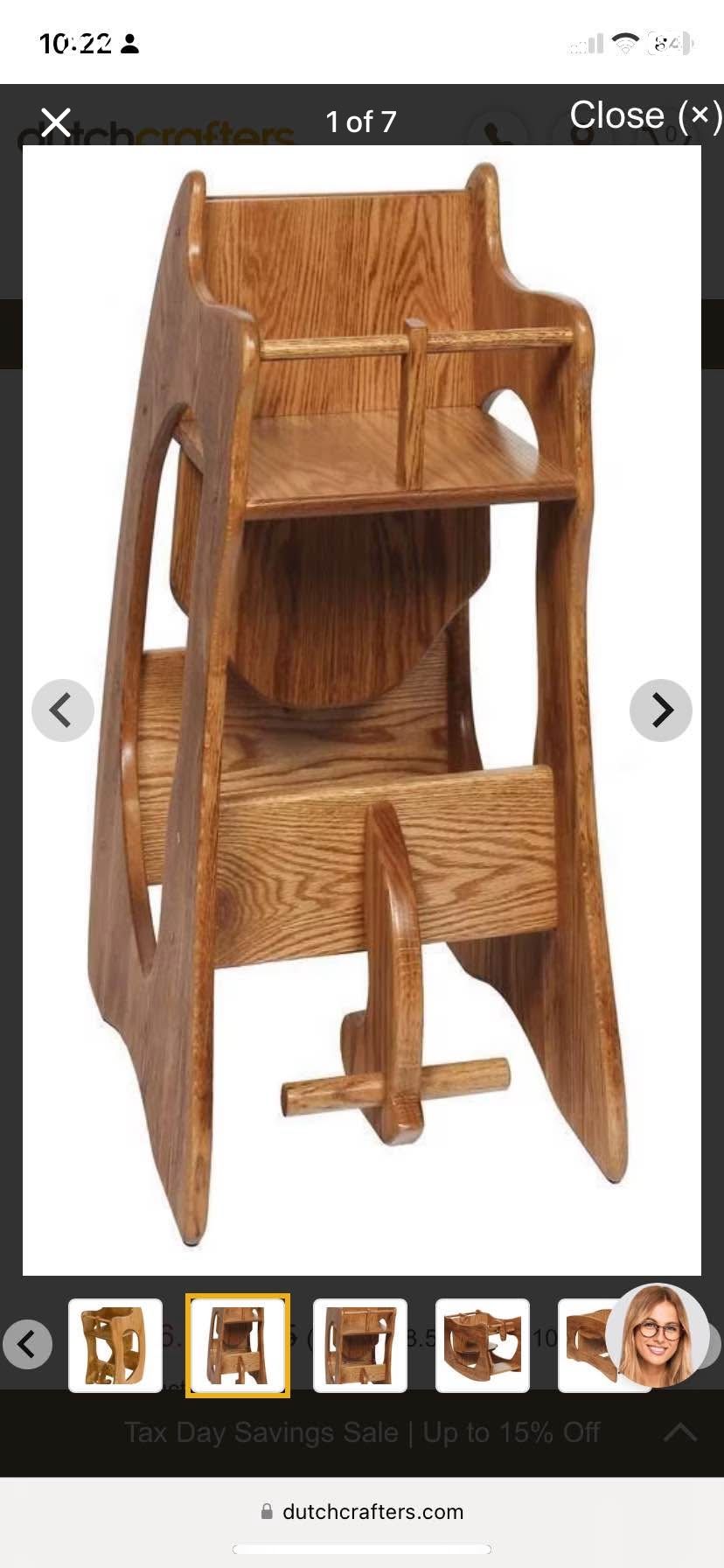 High Chair/horse Rocker /desk