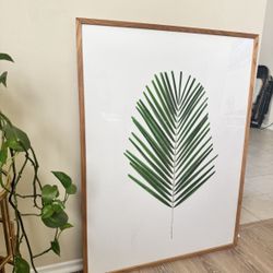 Big Palm Leaf Poster Art