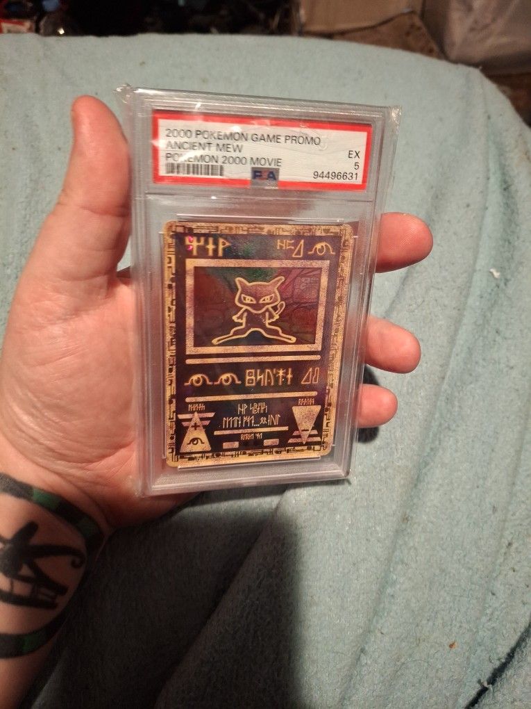 PSA GRADDED PROMO ANCIENT MEW>5EX