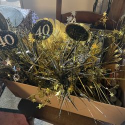 40 party decorations $10 