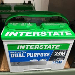Marine car batteries $75 with your old core 2 months warranty
