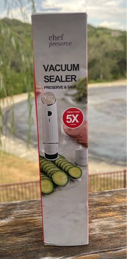 Chef Preserve Vacuum Sealer with 30 bags NEW