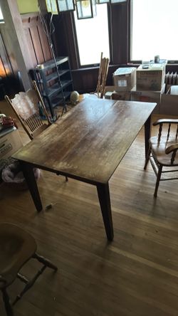 Vintage Solid Wood Dining Table