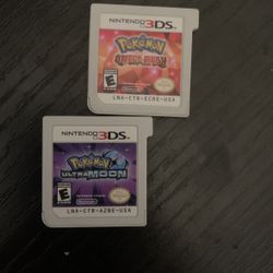 Ultra Moon And Omega Ruby 3DS Games