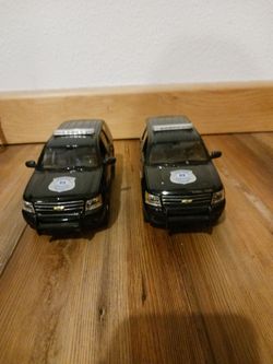 Toy police issued Chevy Tahoes