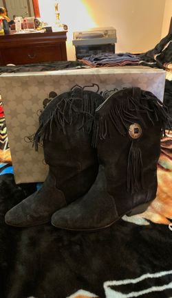 Women’s Black Suede Boots