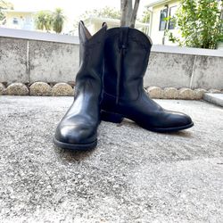 **NWOT** ARIAT #35501 Heritage Roper Western Work Riding Boots Mens Sz 12D Black