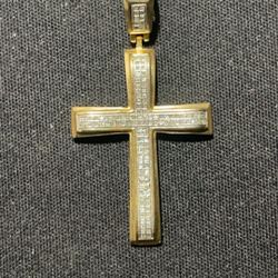 14k Cross Gold Pendant