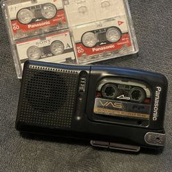 Panasonic Microcassette Recorder Model # 4N-404 Porch Pickup