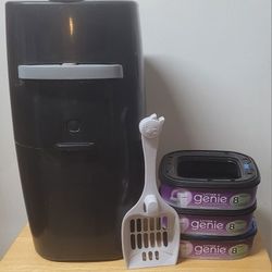 LITTER GENIE CAT LITTER DISPOSAL ODOR FREE PAIL SYSTEM