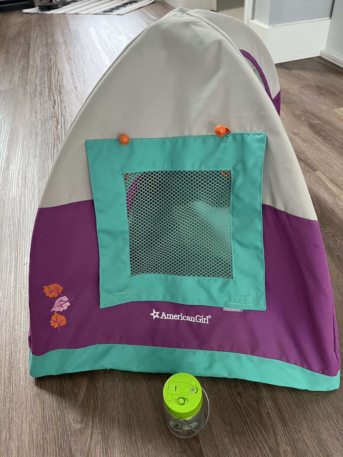 American Girl Doll Tent With Lamp That Lights Up