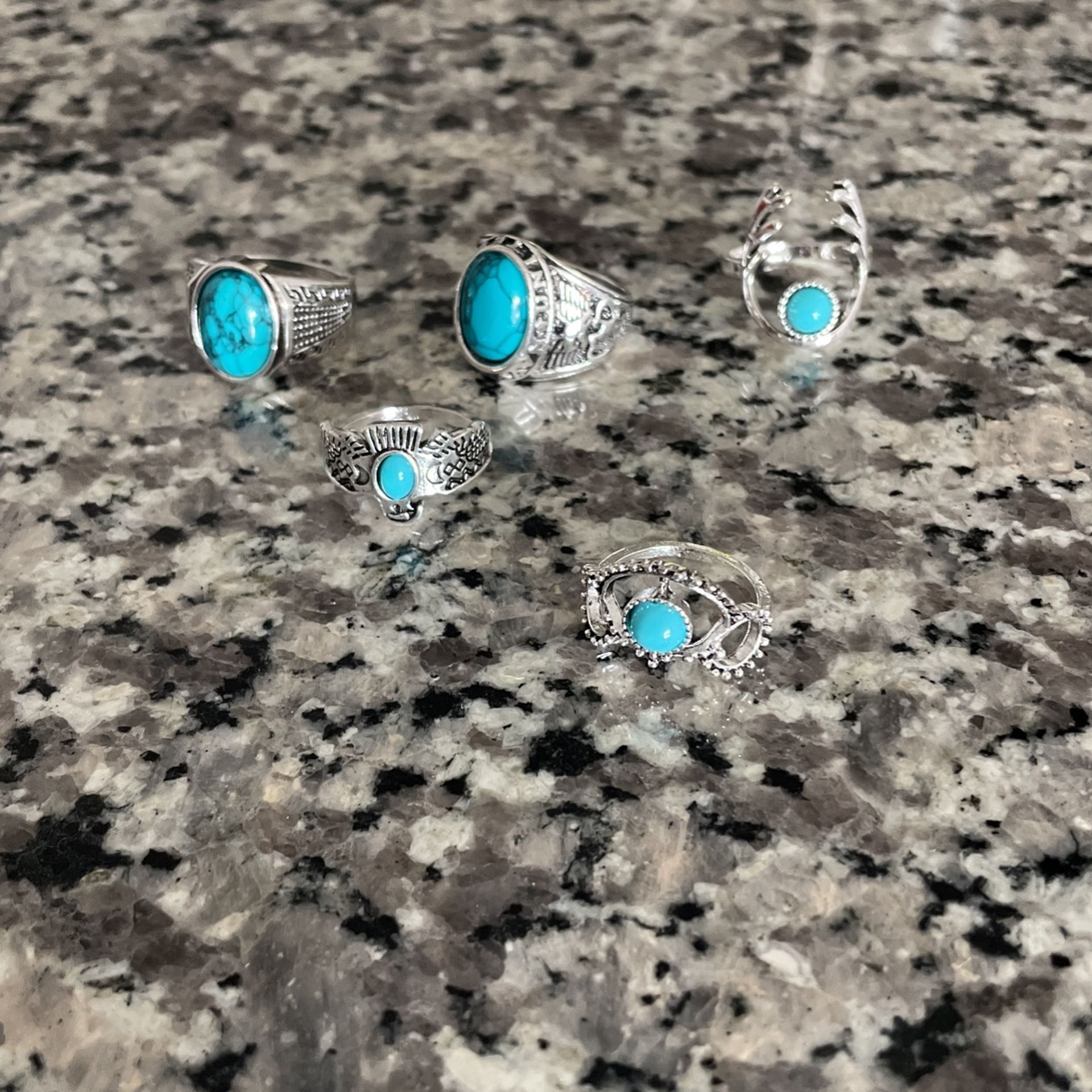 Turquoise Fashion Rings
