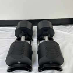 LYNX FITNESS ( BRAND NEW IN BOX ) Pair Of 80lb Adjustable Dumbbells