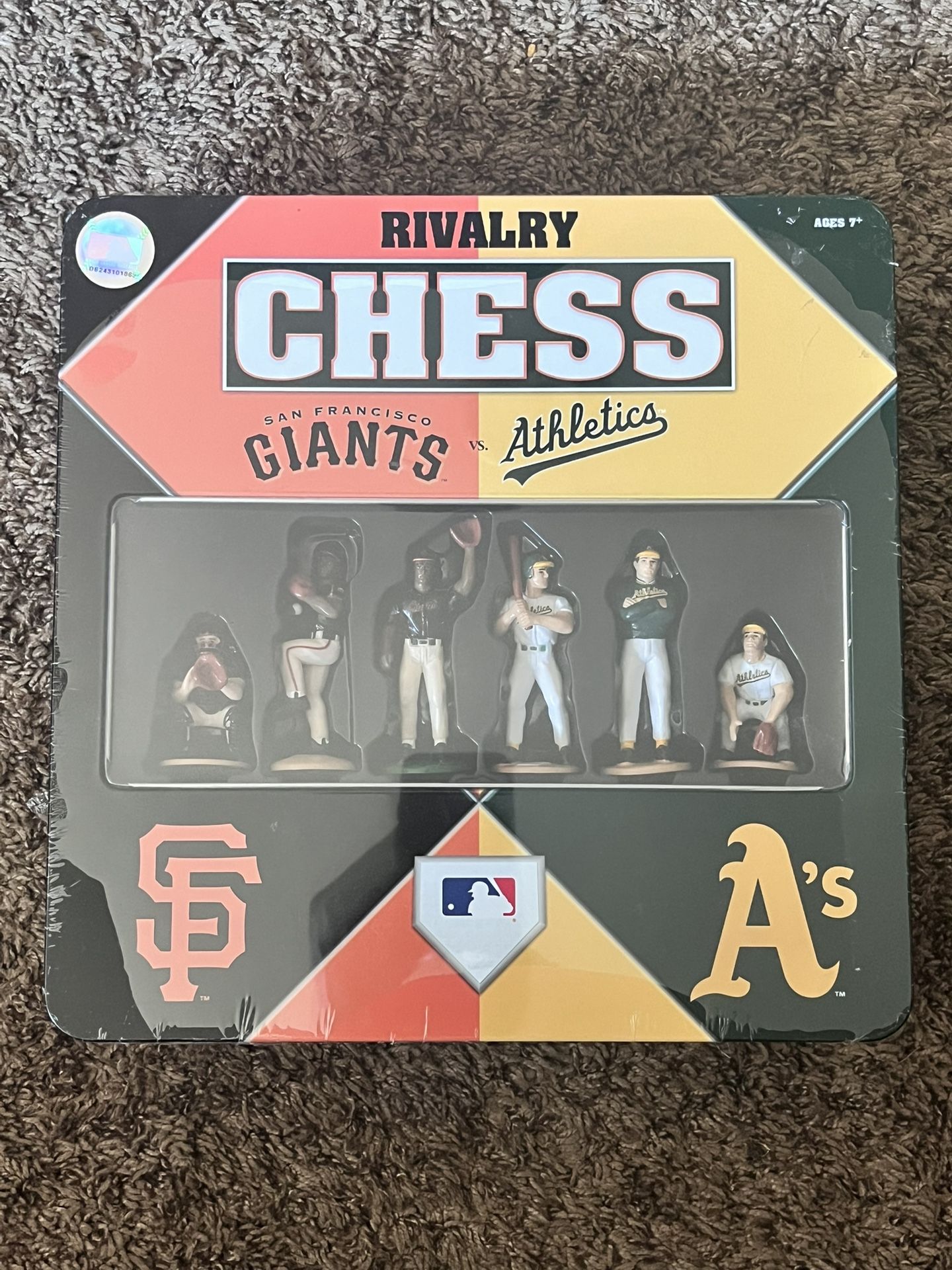 MLB BASEBALL CHESS BOARD GIANTS VS A’S