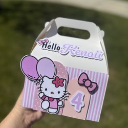 Hello Kitty Favor Boxes 