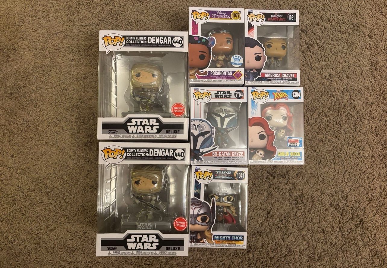 Random Funko Lot Star Wars Thor X-men