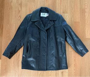 Schott N.Y.C Men’s Cowhide Naval Peacoat