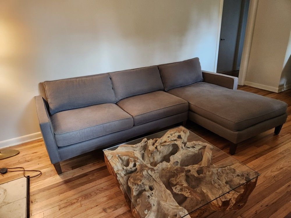 Maiden Home Chaise Sectional Sofa - Great Condition!