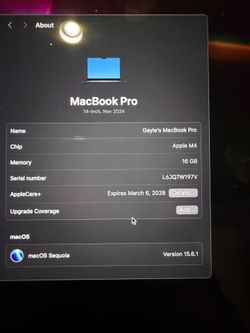 2024 MacBook Pro M4 16GB
