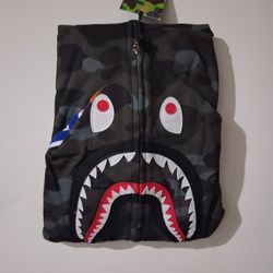 Gray/Black Bape Hoodie