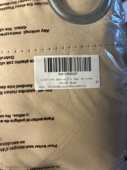 Beige Blackout Curtains