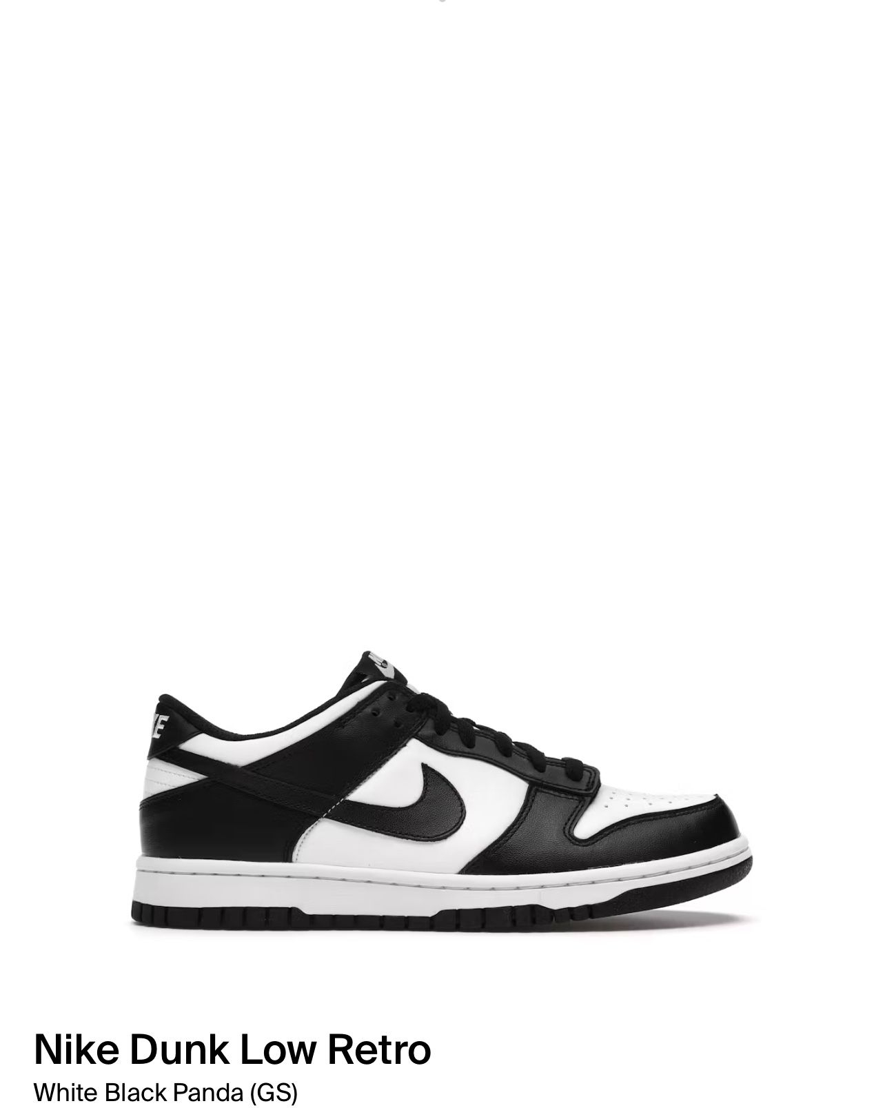 Size 6Y - Nike Dunk Low CW1590 100