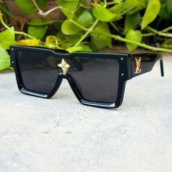 Louis Vuitton Cyclone Black Gold – Flat Top Designer Sunglasses