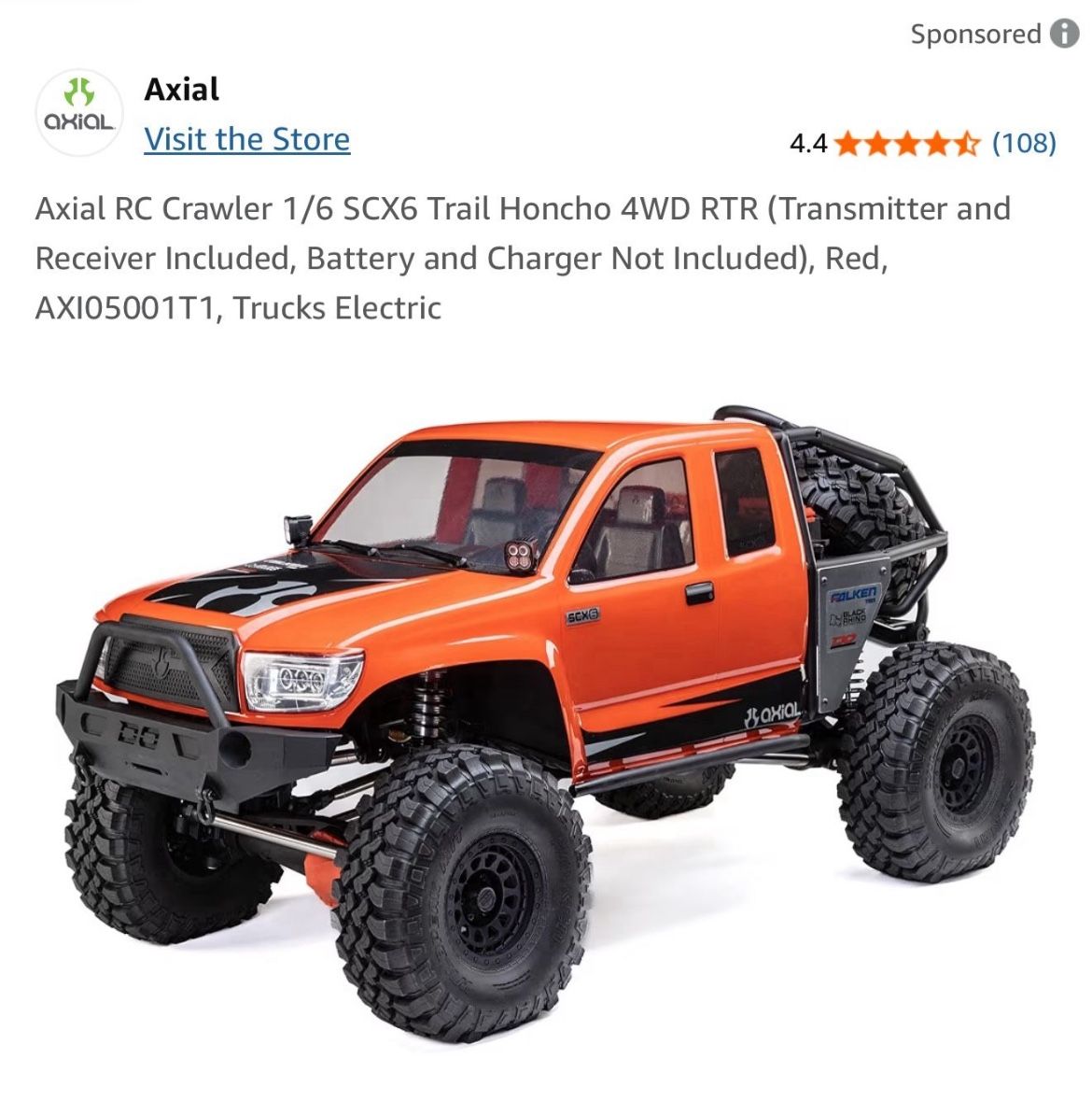Axial Scx 6