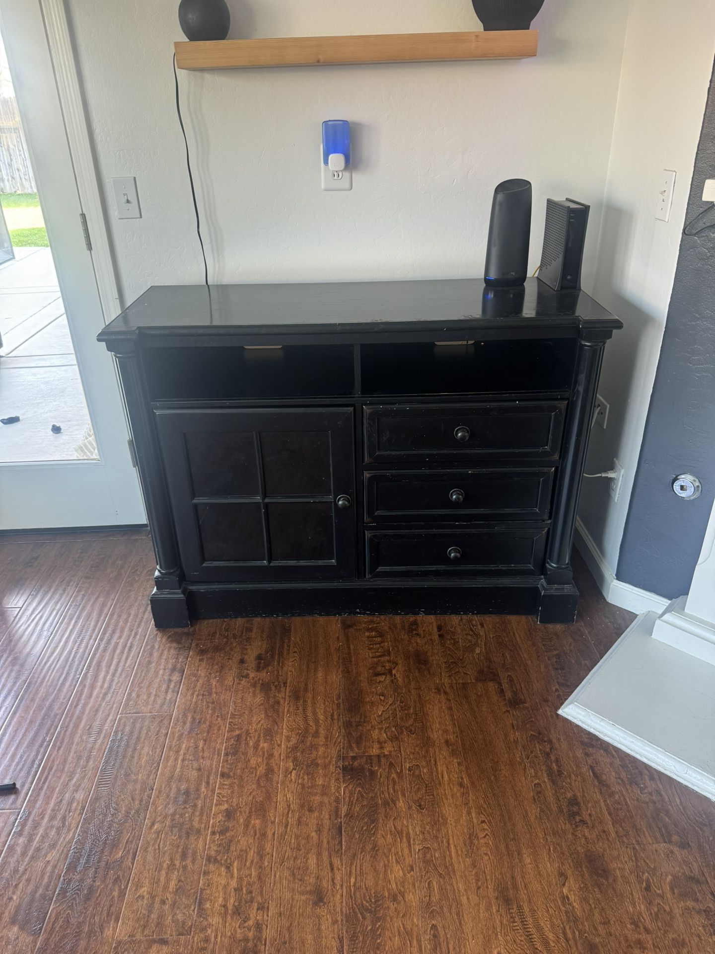 Black Wooden Cabinet