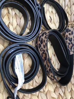 6 pieces used girl belt