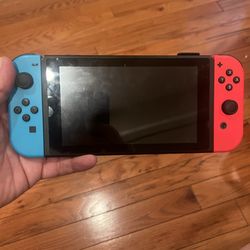 Nintendo Switch System With Game Mario Odysey