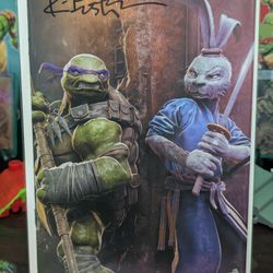 TMNT Usagi Yojimbo #3 Bjorn Barends Virgin Variant - Teenage Mutant Ninja Turtle Signed By Kevin Eastman 
