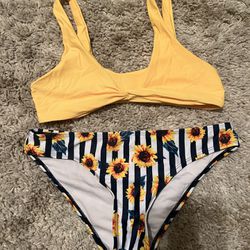 Yellow Sunflower Bikini