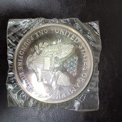 One Pound Fine Silver 