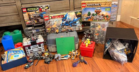 Huge LEGO Collection Lot – Star Wars, Ninjago, Minecraft + Storage