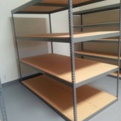 Garage Shelving 96 in W x 48 in D Industrial Warehouse Storage Rack