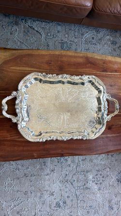 F.B. Rogers Silver Co Large Silverplate Serving Tray