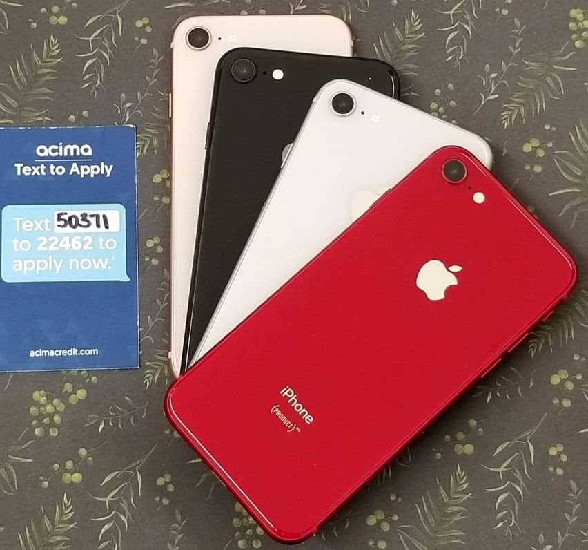 Apple IPhone 8 64gb Unlocked, FREE Smartwach/ Headphones. Pay $1 Today Rest in payments. NO CREDIT NEEDED FINANCING
