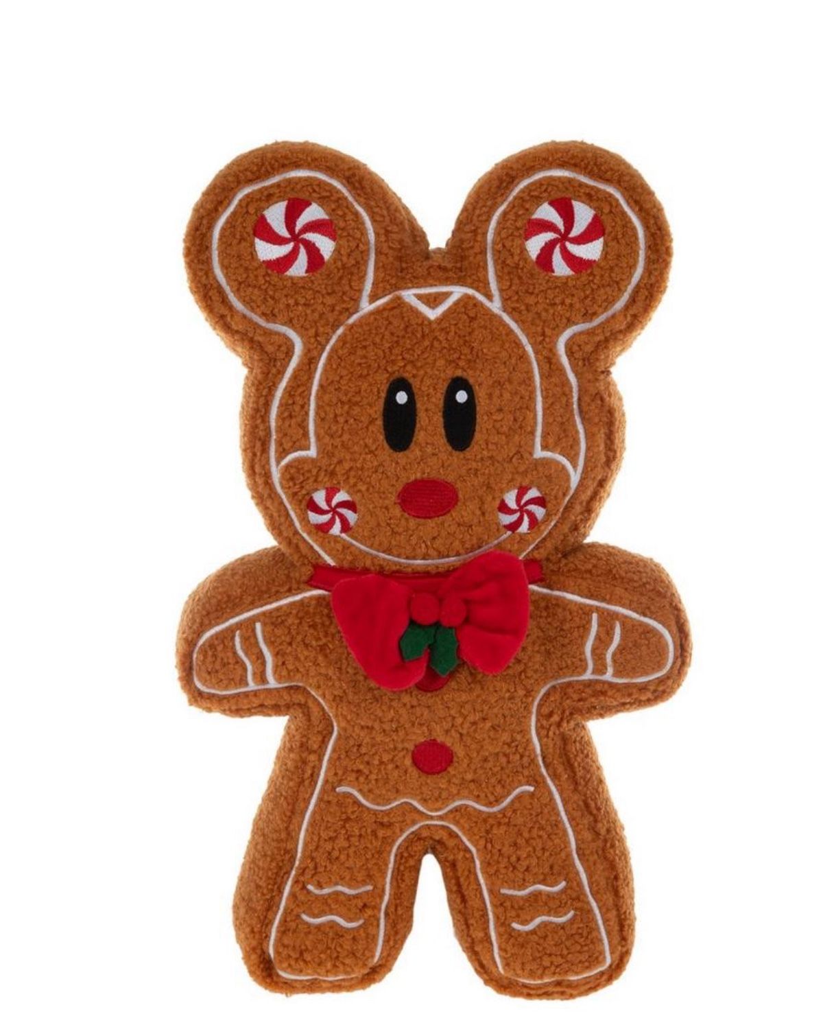 Mickey Mouse Gingerbread Pillow