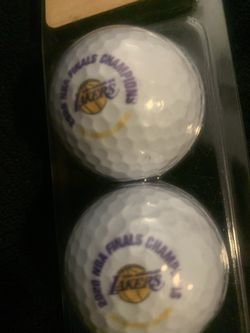 Lakers Championship Golf Balls. New in package/box