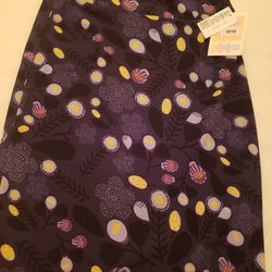 N. Peoria Lularoe Skirt Cassie XS New With Tags Fliral Flowers Please Read Description For Pick Up Location Options 