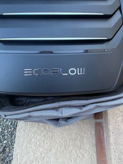 This is an EcoFlow Wave 2 portable air conditioner, specifically designed for camping, RVs, and off-grid use.