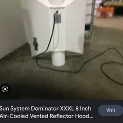 8” Air Cooled Xxxl Hood W\ Glass N Bulb