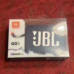 JBL GO3 Wireless Portable Bluetooth Speaker Blue White