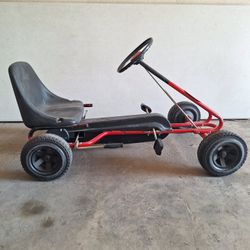 Red Peddle Car