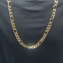 Huge 14k Gold Filled Figaro Chain 30" 14k Stamped!